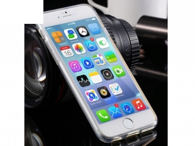 УЛТРА ТЪНЪК ПРОЗРАЧЕН СИЛИКОНОВ ПРОТЕКТОР ЗА iPhone 6 4.7-inch - Transparent