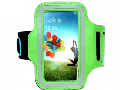 СПОРТЕН КАЛЪФ ЗА РЪКА sport SAMSUNG GALAXY S4 2013 i9500 , Зелен
