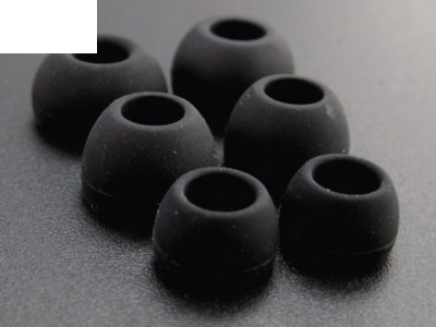 3бр. СИЛИКОНЕНИ ТАПИЧКИ ЗА СЛУШАЛКИ S,M,L - Black