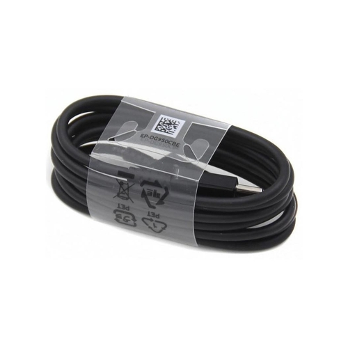 Кабел Samsung USB към Type C (EP-DG950CBE), bulk, Черен