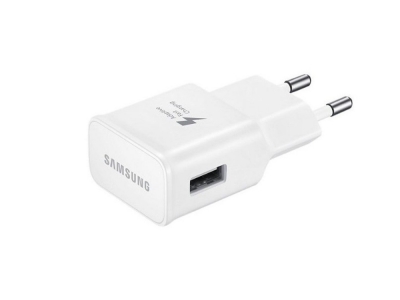 Зарядно SAMSUNG 2A, с кабел MICRO USB, EP-TA20EWE, ECB-DU4AWE show, bulk, Бял