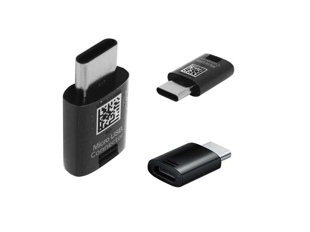 Адаптер SAMSUNG GH98-40218B - (Galaxy S8/S8 Plus) micro USB - USB Type C Black bulk