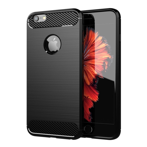 Силиконов Калъф Carbon за iPhone 8 / 7 / iPhone SE 2020, Черен