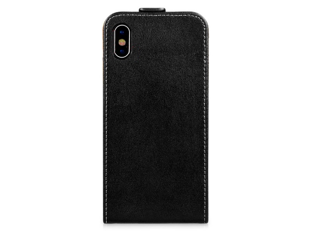 Калъф Тефтер Slim Flexy за iPhone X / 10 , Черен