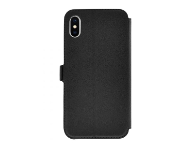 Тефтер странично отваряне  BOOK POCKET за IPhone X / 10 , Черен
