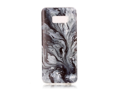 Силиконов гръб Marble за Samsung Galaxy S8 Plus 2017 G955, Сив
