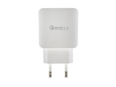 Адаптер 220v LS TC9 Quick Charge 3.0, Бял