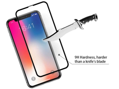 Стъклен протектор 5D Full Glue за Iphone XS Max / iPhone 11 Pro Max, Черен