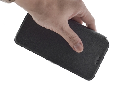 Калъф тефтер BOOK POCKET за IPhone XS Max (6.5), Сив