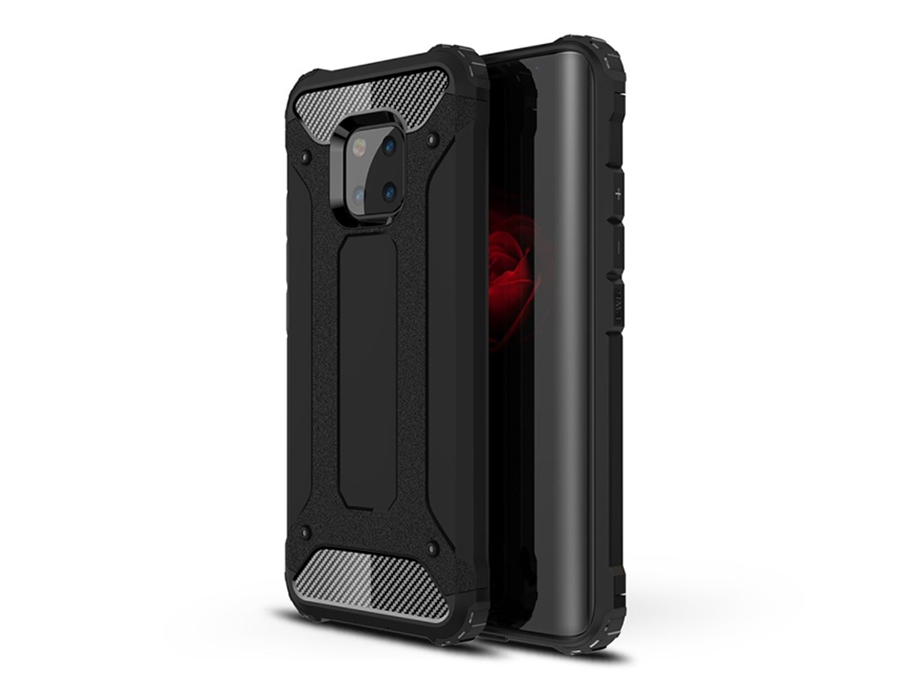 Удароустойчив калъф Armor за Huawei Mate 20 Pro, Черен
