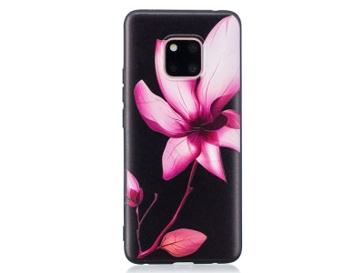 Силиконов гръб за Huawei Mate 20 Pro, Цвете