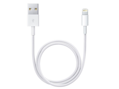 Кабел Apple MD819 iPhone 5 Lightning 2м, Бял