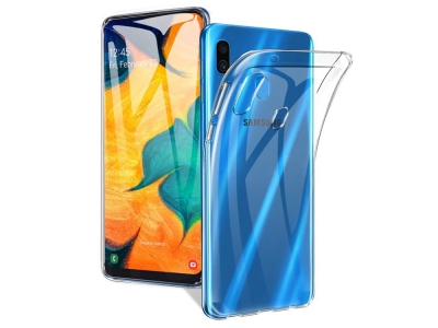 Силиконов гръб за Samsung Galaxy A30 (SM-A305F), Прозрачен