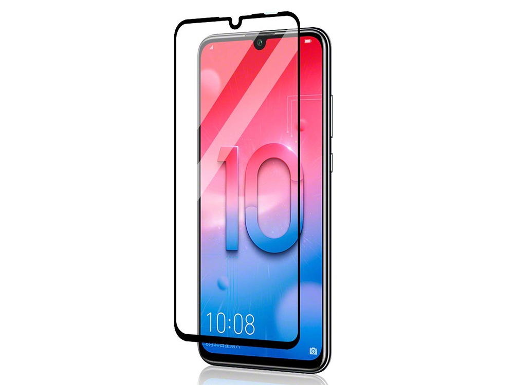 Стъклен Протектор 5D Full Glue за Huawei P Smart 2019 , Черен