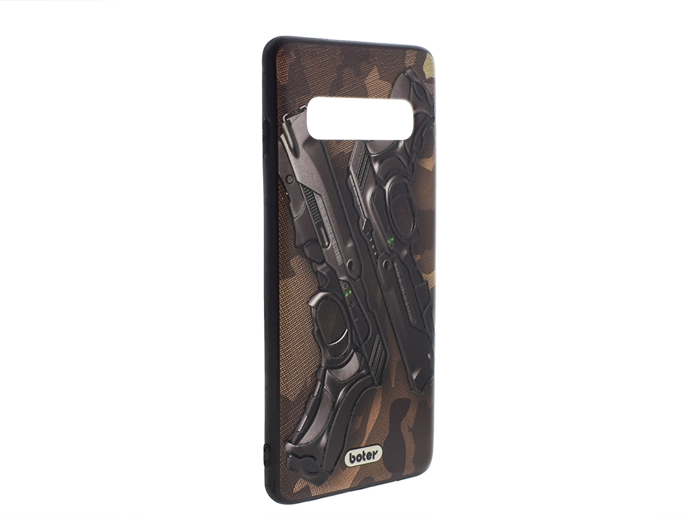 Пластмасов гръб Boter за Samsung Galaxy S10 Plus G975, Пистолети