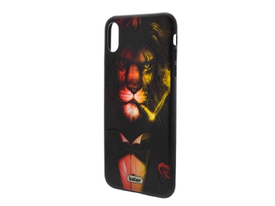 Пластмасов гръб Boter за iPhone XS Max (6.5), Лъв