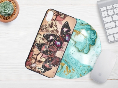 Пластмасов гръб Boter за iPhone XS Max (6.5), Пеперуди
