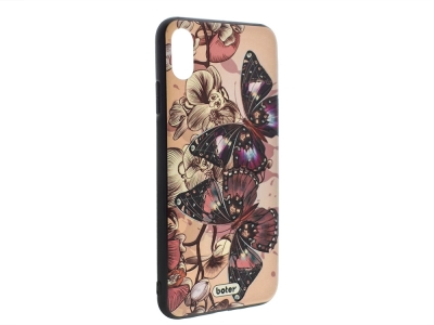 Пластмасов гръб Boter за iPhone XS Max (6.5), Пеперуди