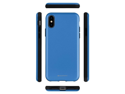 Удароустойчив Гръб Mercury SKINNY за iPhone XS Max, Син
