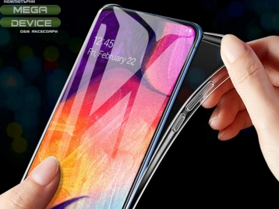 Силикон Ултра Слим 0.5mm за Samsung Galaxy A50, Прозрачен