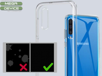 Силикон Ултра Слим 0.5mm за Samsung Galaxy A50, Прозрачен