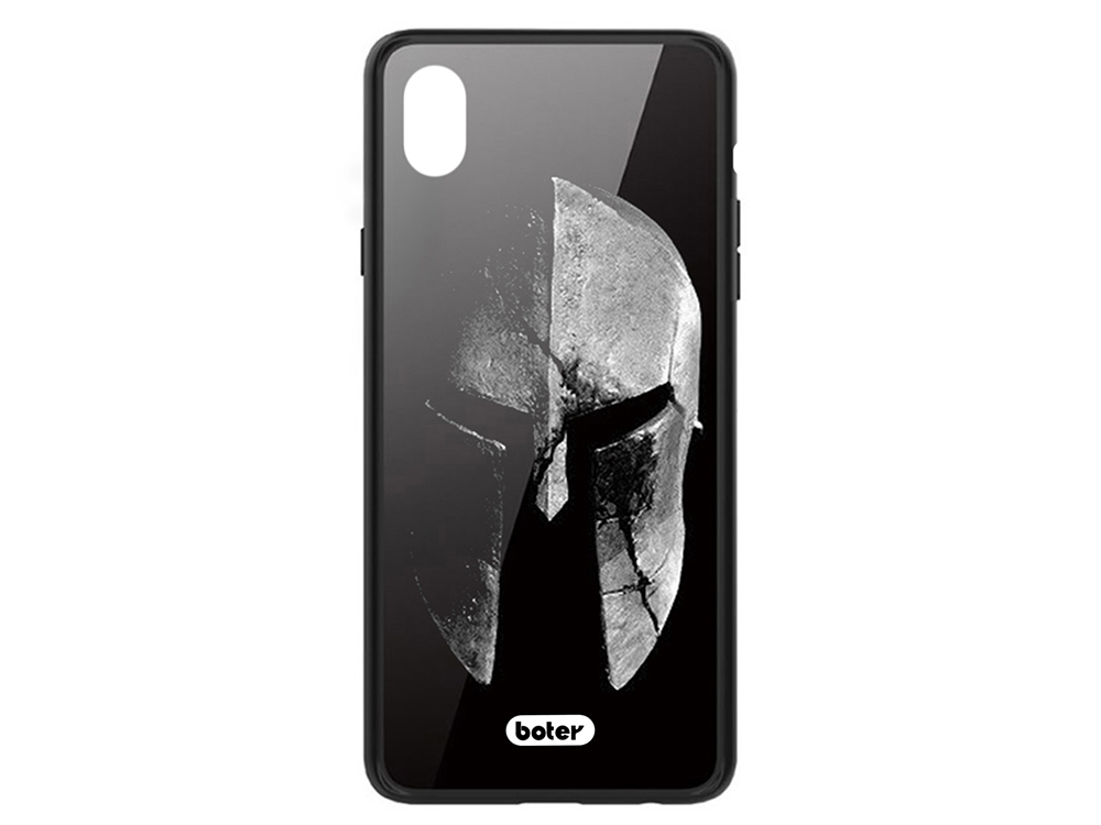 Пластмасов Гръб Glass Boter за iPhone XS Max, Войн