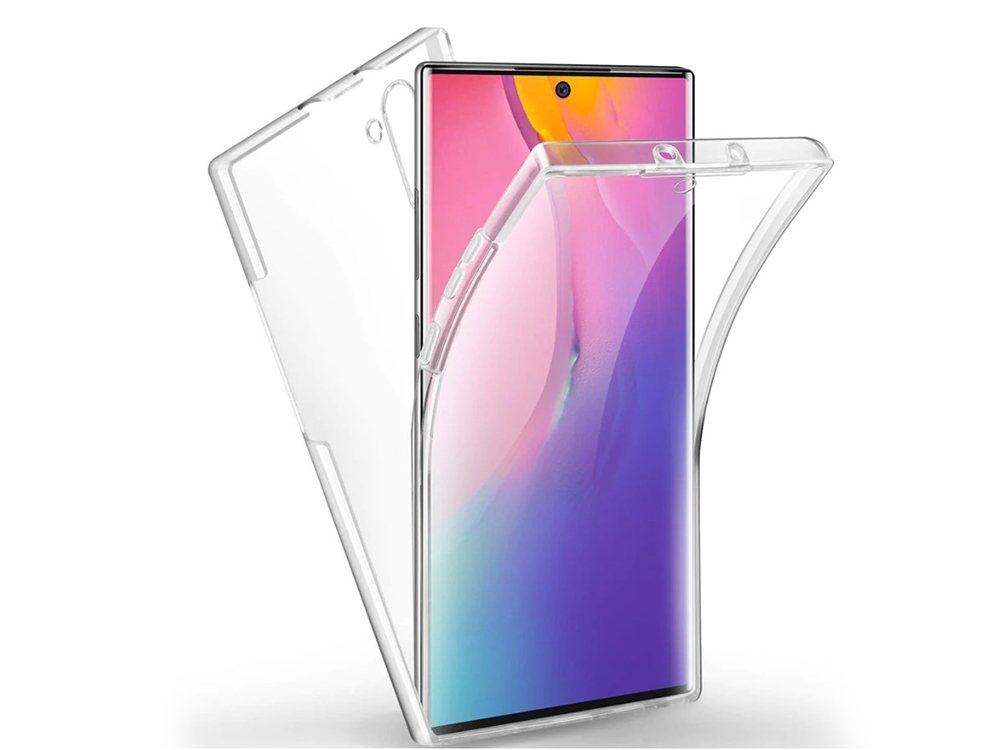 360 Градуса Калъф за Samsung Galaxy Note 10, Прозрачен
