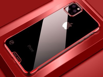 Пластмасов Гръб SULADA Electroplating за iPhone 11 Pro Max (6.5), Червен