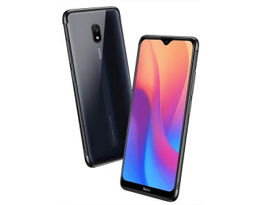 Силиконов калъф с лайстна CLEAR за Xiaomi Redmi 8A, Черен
