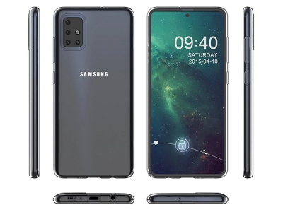 Силиконов калъф за Samsung Galaxy A51, Прозрачен