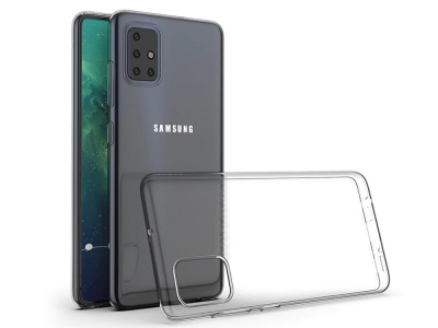 Силиконов калъф за Samsung Galaxy A51, Прозрачен