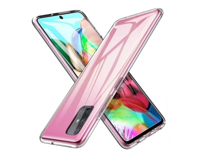 Силиконов калъф за Samsung Galaxy A71, Прозрачен 