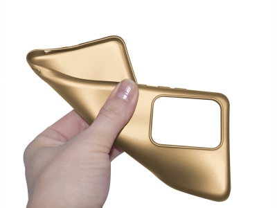 Силиконов калъф Level за Samsung Galaxy S20 Ultra, Златист
