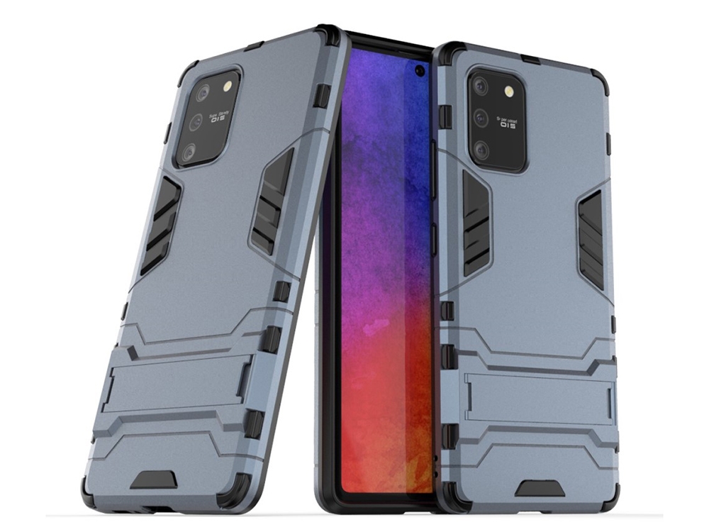 Удароустойчив калъф Shockproof за Samsung Galaxy S10 Lite / Galaxy A91, Сив