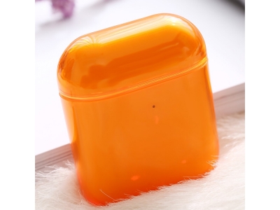 Пластмасов калъф за Apple AirPods, Оранжев 