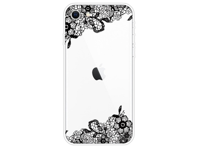 Силиконов Гръб за iPhone 7 / iPhone 8 / iPhone SE (2020), Орнаментни цветя