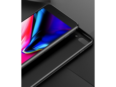 Стъклен гръб Glass за Huawei P40 Lite E/Y7P, Син-Черен