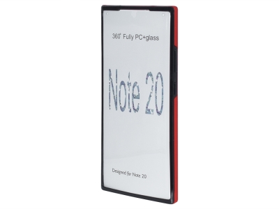 360 Градуса Калъф за Samsung Galaxy Note 20, Червен