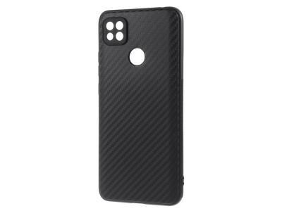 Силиконов Калъф Carbon за Xiaomi Redmi 9C, Черен