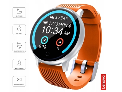 Смарт Часовник Lenovo BLAZE HW10H, Оранжев