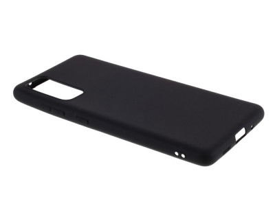 Силиконов калъф Matte за Samsung Galaxy S20 FE, Черен