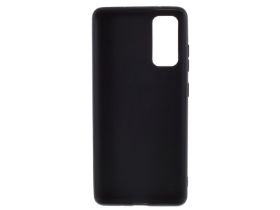 Силиконов калъф Matte за Samsung Galaxy S20 FE, Черен