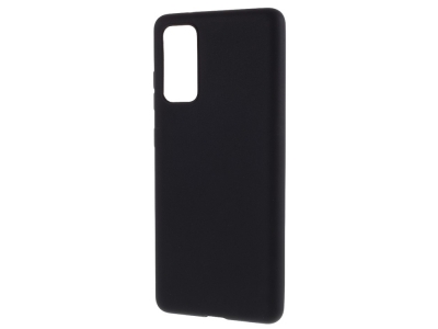 Силиконов калъф Matte за Samsung Galaxy S20 FE, Черен