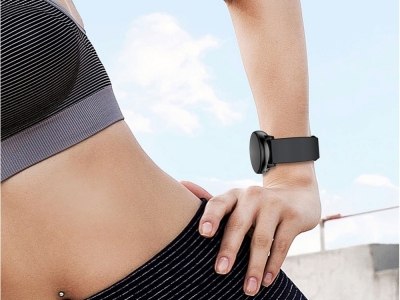 Силиконова каишка 22mm за Huawei Watch GT / Watch GT2 / Watch Active, Черен