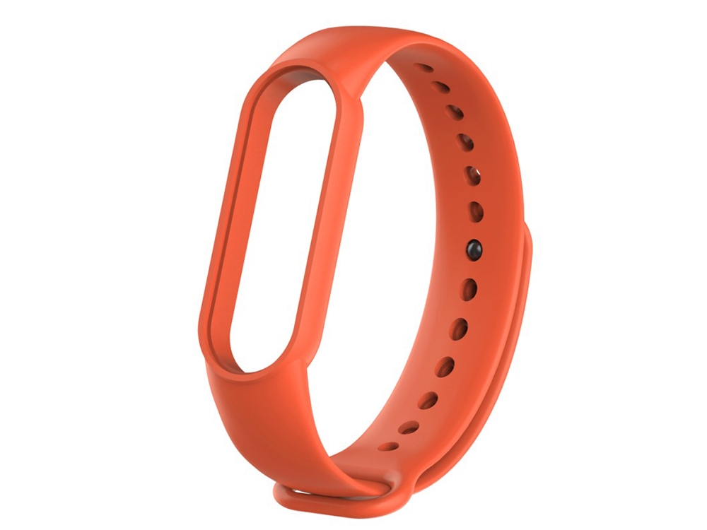 Силиконова каишка за Xiaomi Mi Band 5, Оранжев