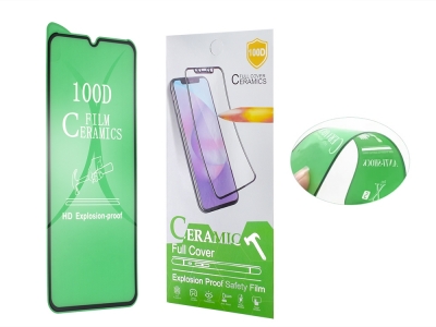 Стъклен Протектор Full Glue Hard Ceramic за iPhone 12 / 12 Pro, Черен
