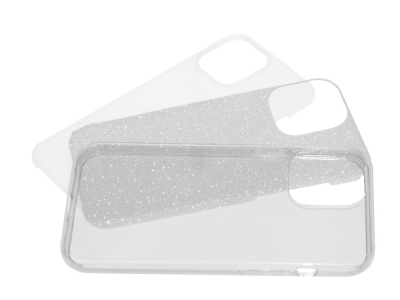 Удароустойчив Калъф Shining за iPhone 12 Pro Max, Сребрист