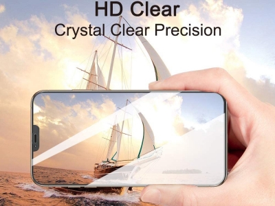 Стъклен Протектор 5D Full Glue за iPhone 12 Pro Max, Черен