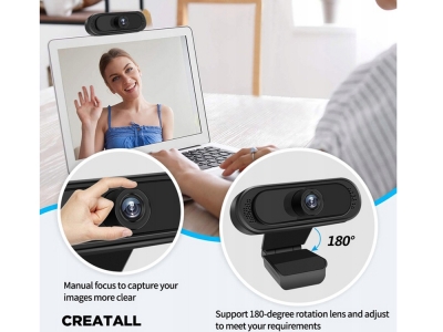 Камера за компютър и лаптоп Webcam Full HD B16 1080p
