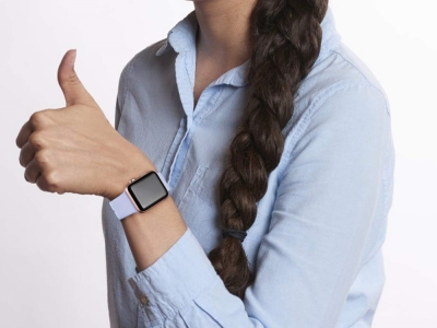 Силиконова каишка за Apple Watch Series 1/2/3 42mm / Series 4/5/6/SE 44mm, Лилав
